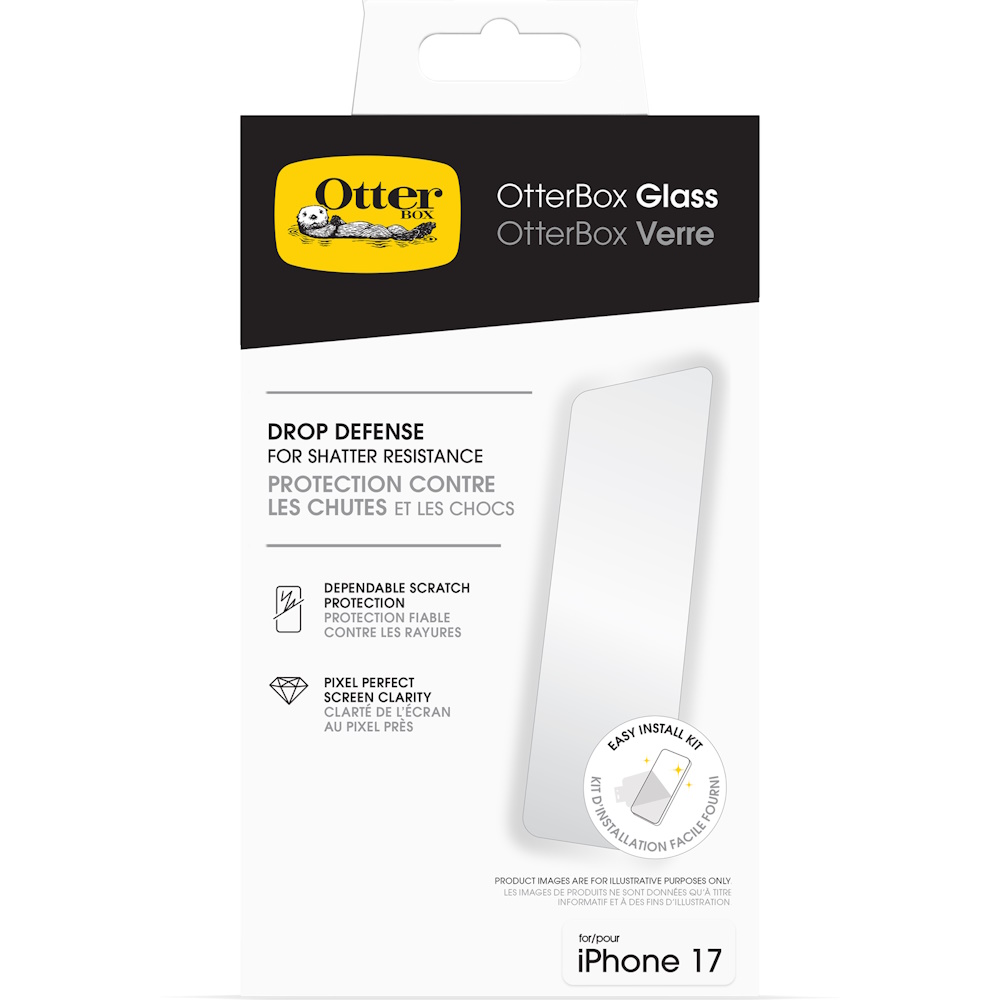 מגן מסך ל-iPhone 17 ‏OtterBox &lrm;Glass Clear iPhone 17