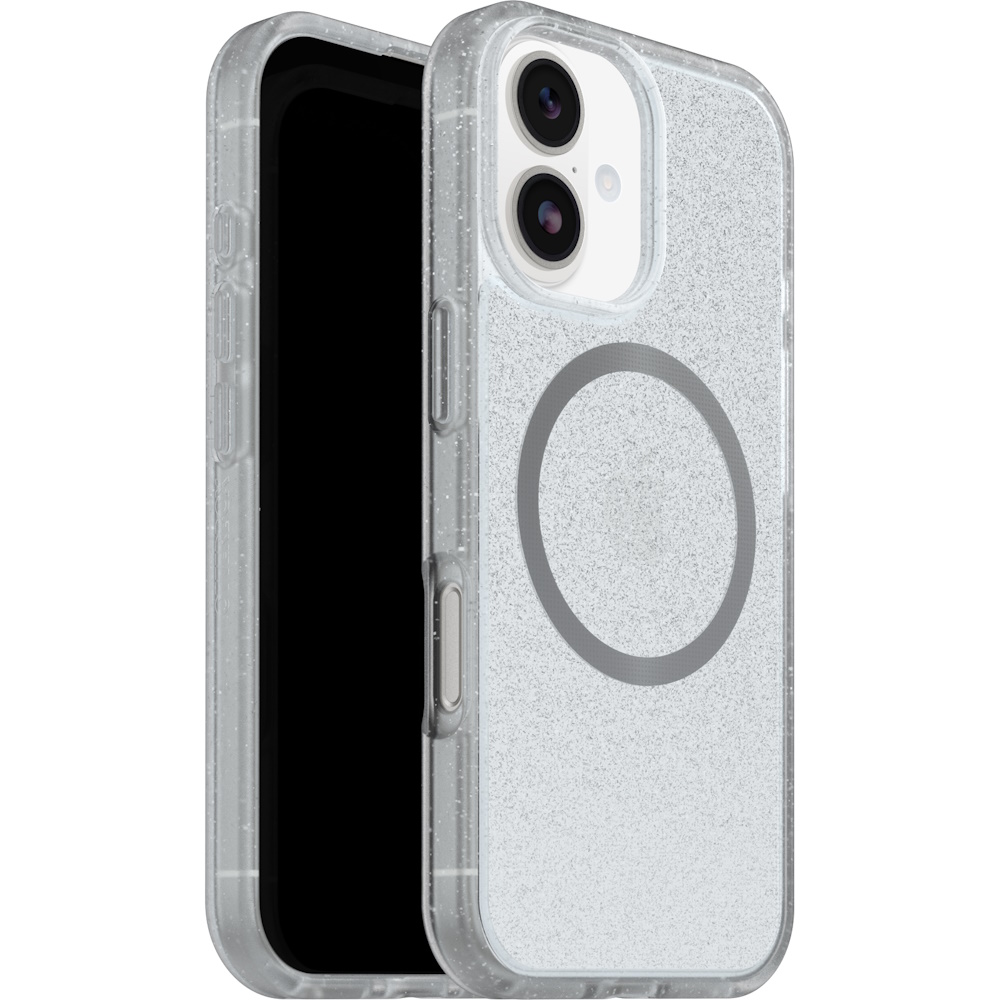 כיסוי סיליקון ל-iPhone 17 ‏OtterBox &lrm;React MagSafe iPhone 17 שקוף מנצנץ
