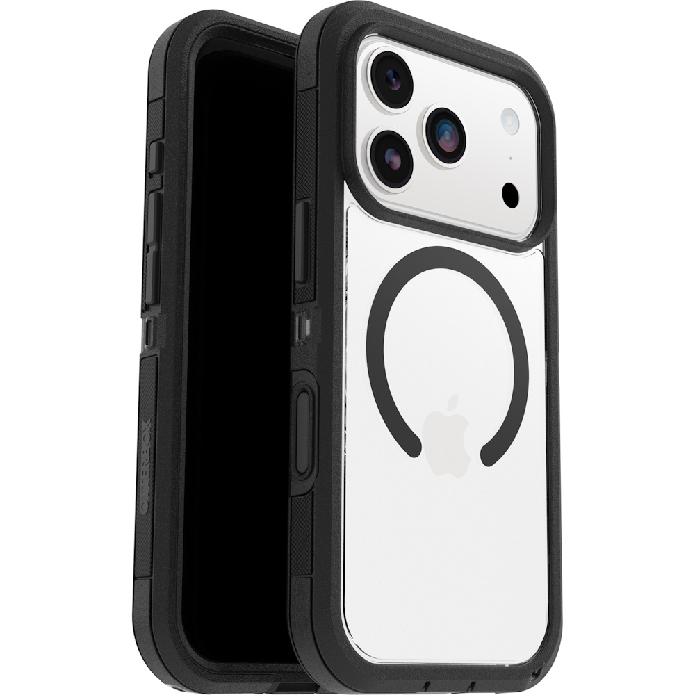 כיסוי ל-iPhone 17 Pro ‏OtterBox &lrm;Defender XT MagSafe iPhone 17 Pro שחור/שקוף