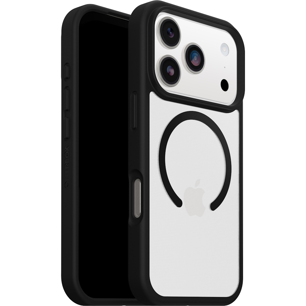 כיסוי סיליקון ל-iPhone 17 Pro ‏OtterBox &lrm;React MagSafe iPhone 17 Pro שחור/שקוף