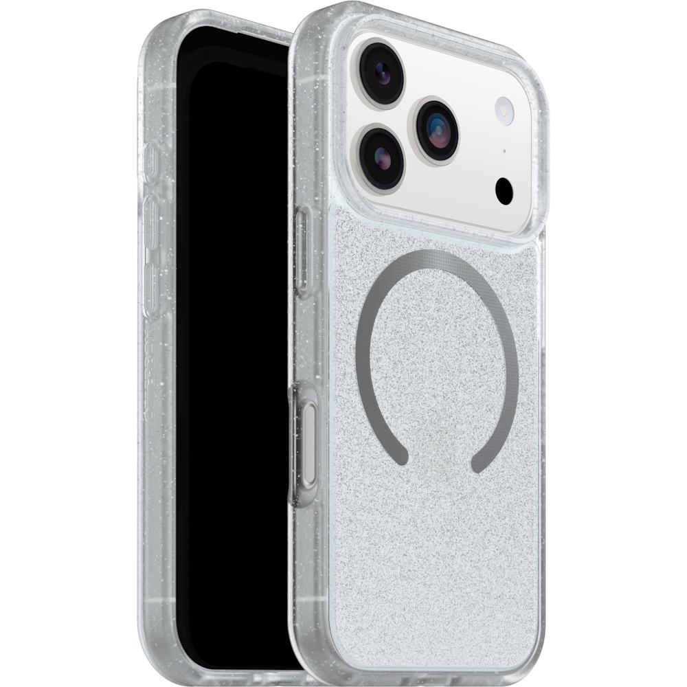 כיסוי סיליקון ל-iPhone 17 Pro ‏OtterBox &lrm;React MagSafe iPhone 17 Pro שקוף מנצנץ