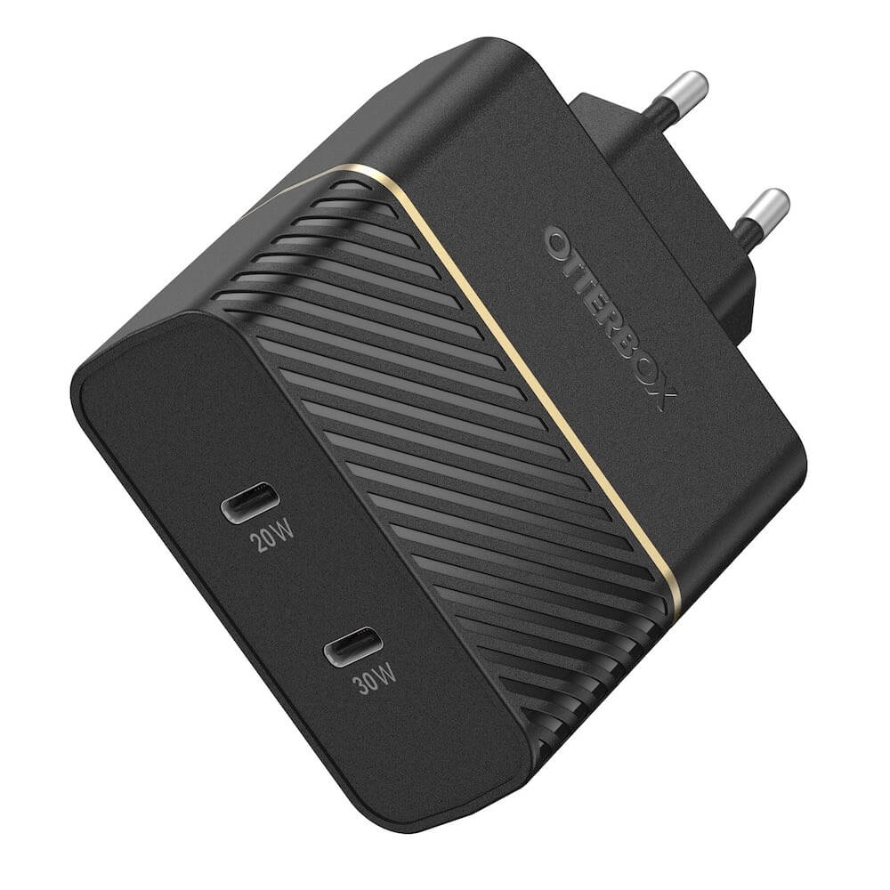 מטען מהיר 50W - יציאת Type C כפולה OtterBox &lrm;Dual Fast Wall Charger 50W Charge