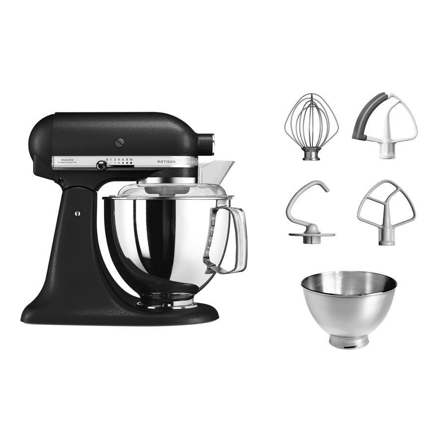 artisan 5ksm175ibk שחור מט kitchenaid