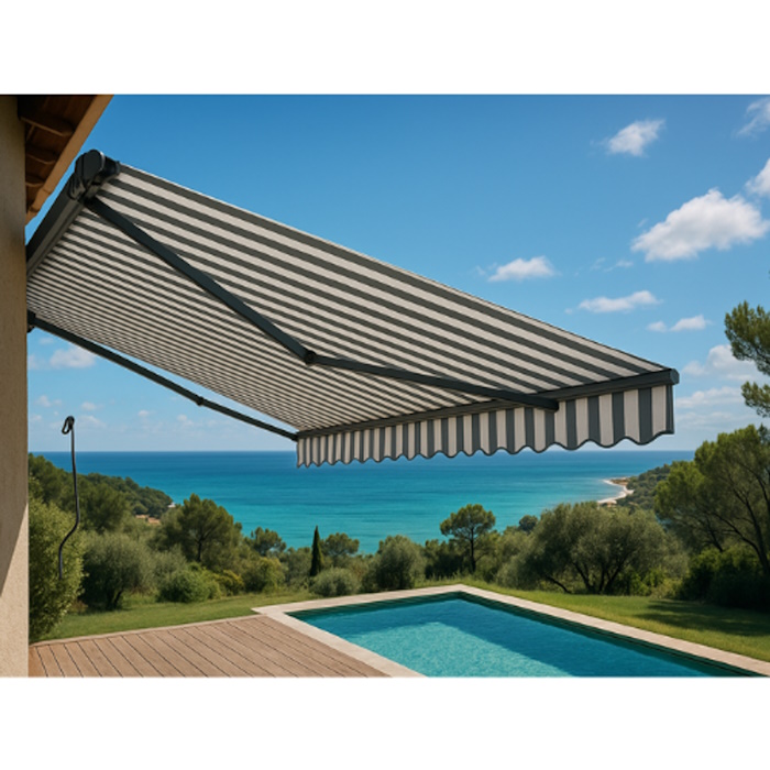 סוכך חשמלי כולל שלט 295*200 garden top