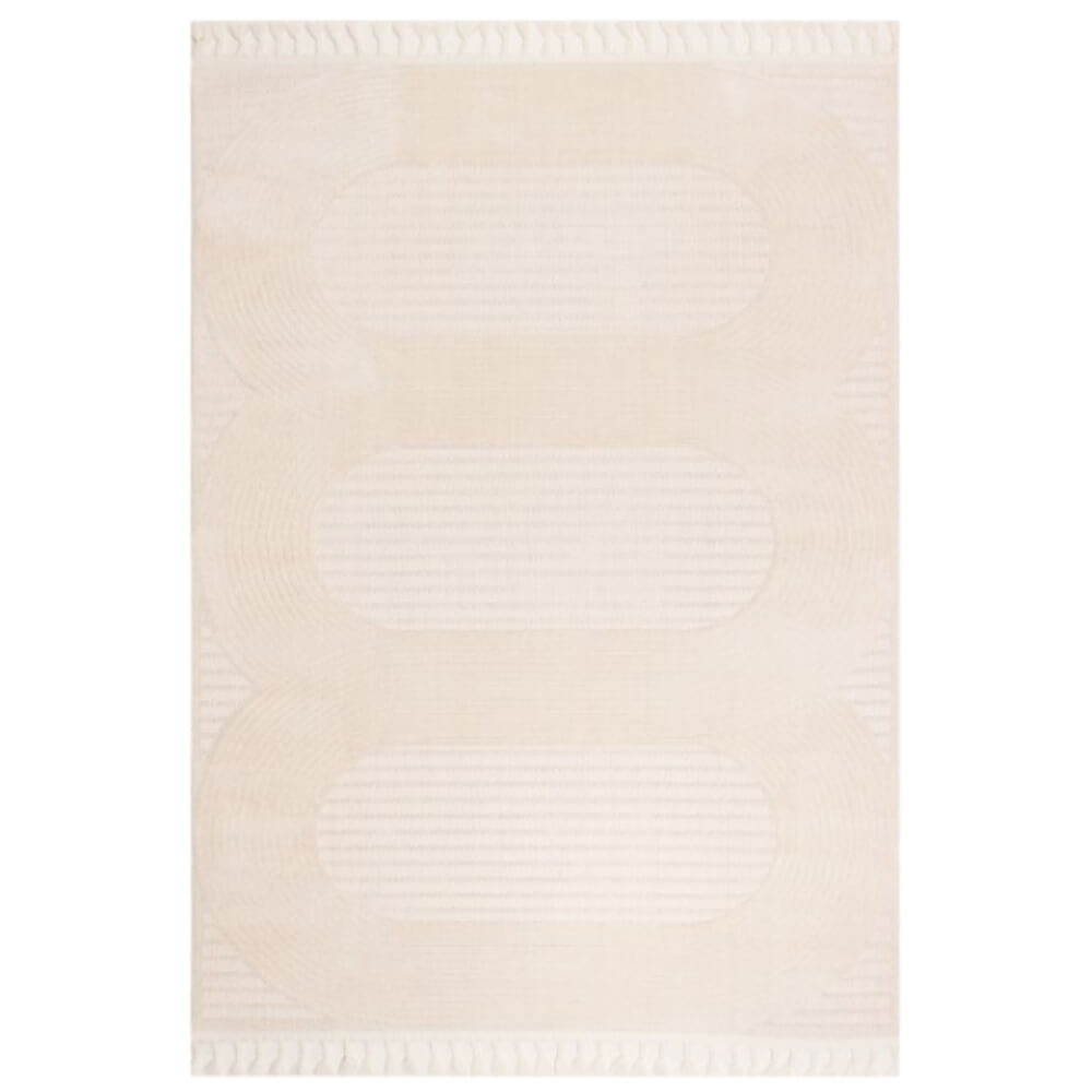 שטיח מודרני כולל טקסטורה תלת-ממדית Carmel Floor &lrm;קאלי 04 בזי בהיר 340X240 ס"מ
