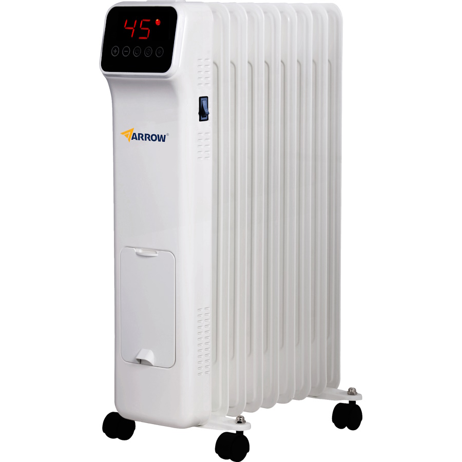 רדיאטור 9 צלעות 2000W כולל שלט ומתקן לחות Arrow &lrm;600702-005