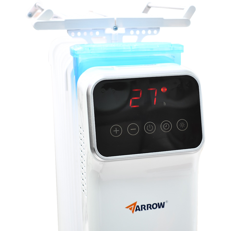 רדיאטור 11 צלעות 2500w כולל שלט ומתקן לחות arrow