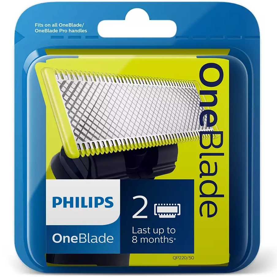 מארז 2 סכינים עבור Philips OneBlade &lrm;QP220/50