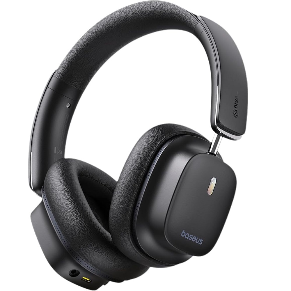 אוזניות Over Ear אלחוטיות כולל ביטול רעשים Baseus &lrm;Bowie 30 Max שחור
