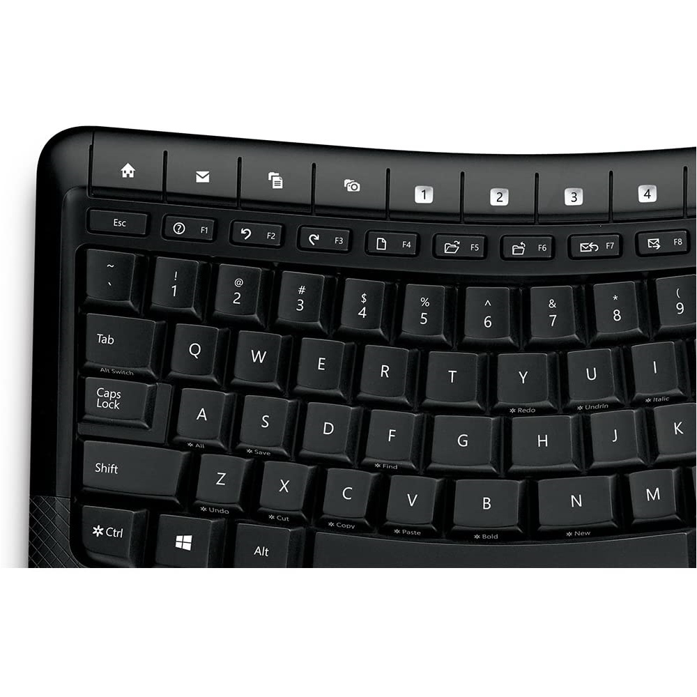 סט מקלדת ועכבר אלחוטיים microsoft