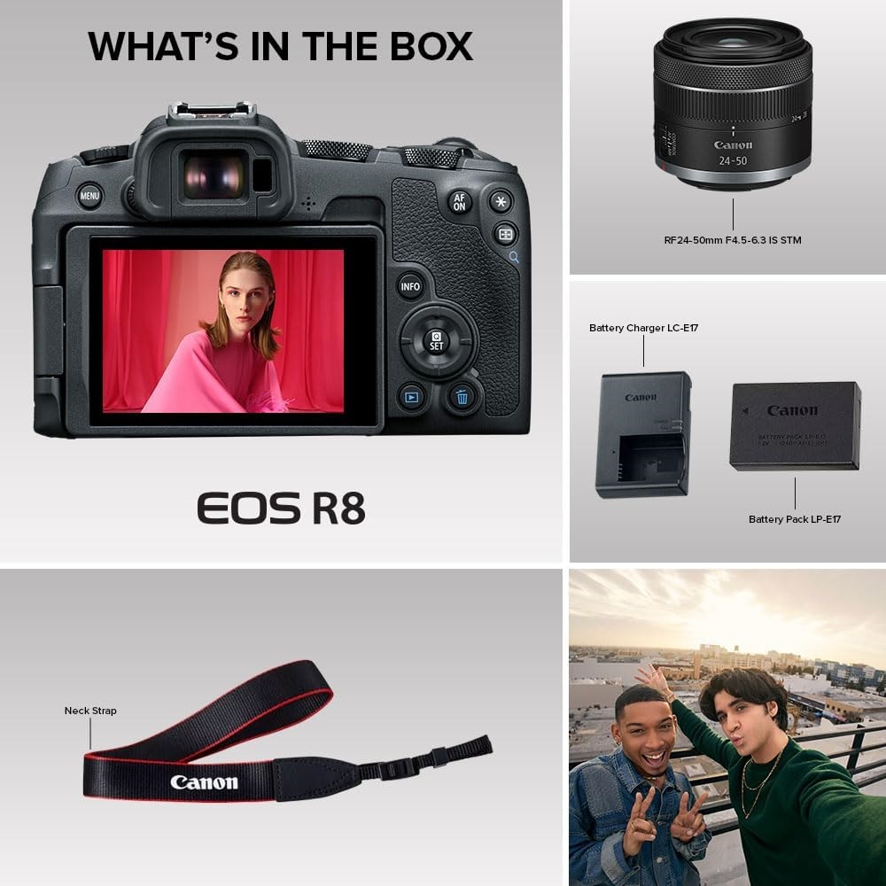 מצלמה דיגיטלית ללא מראה כולל עדשה canon