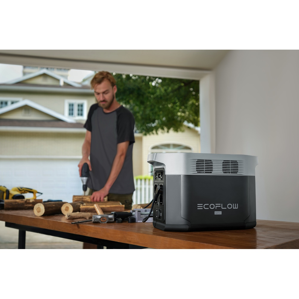 סט תחנת כוח ניידת 2.4kw 4kwh תא הרחבה וזוג פאנלים סולארים ecoflow 540w