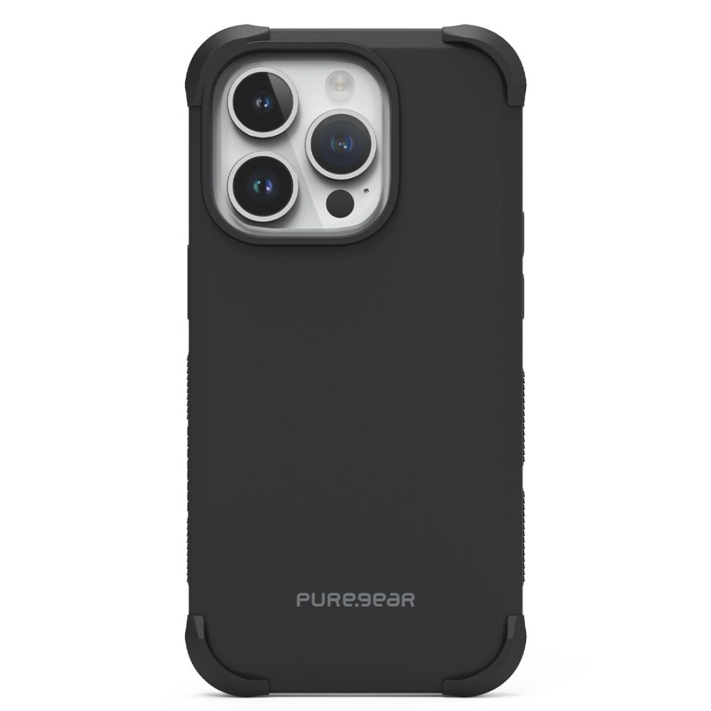 כיסוי אחורי שחור PureGear &lrm;iPhone 14 Pro - DualTek שחור