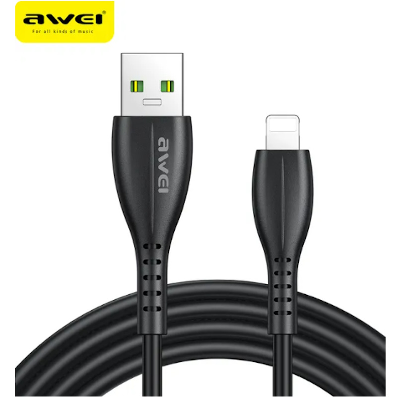כבל טעינה usb-a לawei lightning 1m