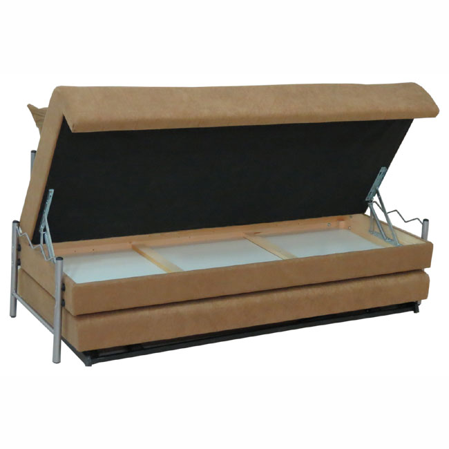 תמונה של ספת נוער על קל כולל ארגז מצעים or-design