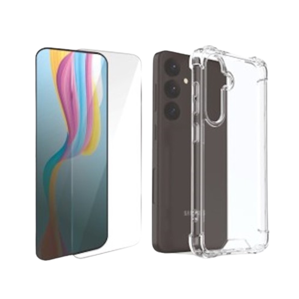samsung s24 plus kit case+adopter+cable+screen protector mower