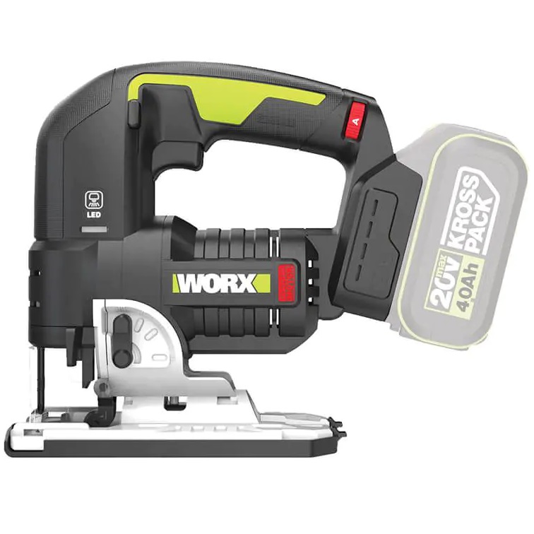 מסור אנכי WORX 20V - גוף בלבד &lrm;WU550.9 - גוף בלבד