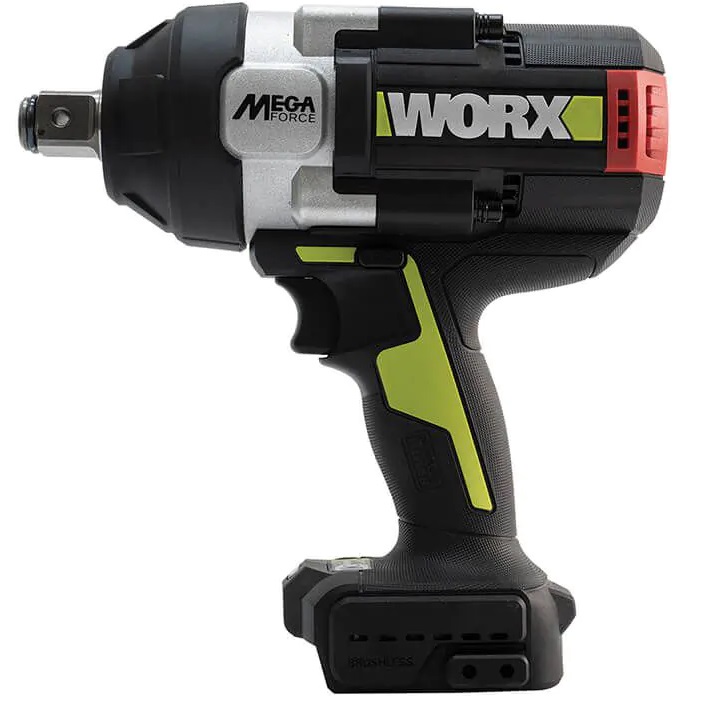 מפתח רטיטה 3/4 WORX 20V - גוף בלבד &lrm;WU273.9 - גוף בלבד