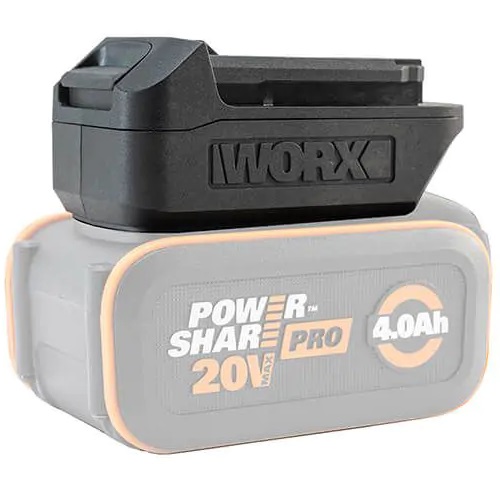מתאם לסוללה דור 2 לדור 1 עבור כלי עבודה WORX 20V &lrm;WA4601