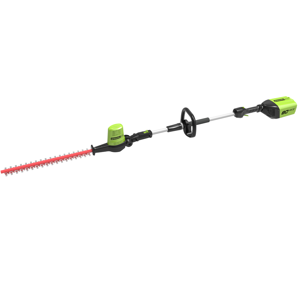 גוזם גדר חיה גבהים Greenworks 80V &lrm;99504/2 - גוף בלבד