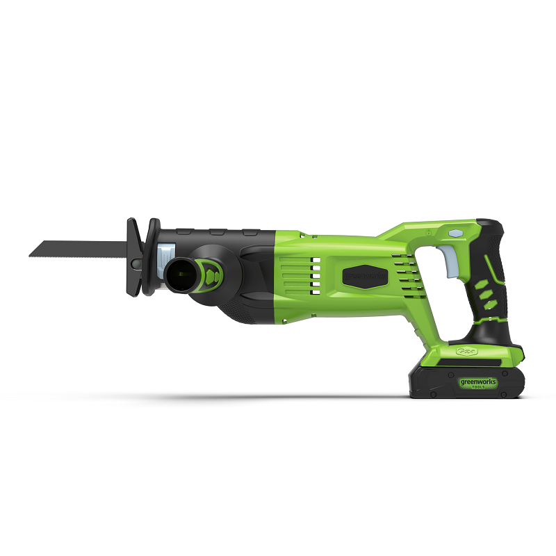 סרטון - מסור חרב 24v כולל סוללה ומטען greenworks  גרין וורקס  99725