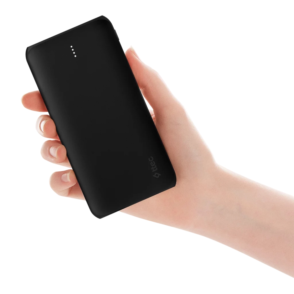 סוללת גיבוי ניידת 10,000mah כולל חיבור usb-c ושני חיבורי ttec usb-a
