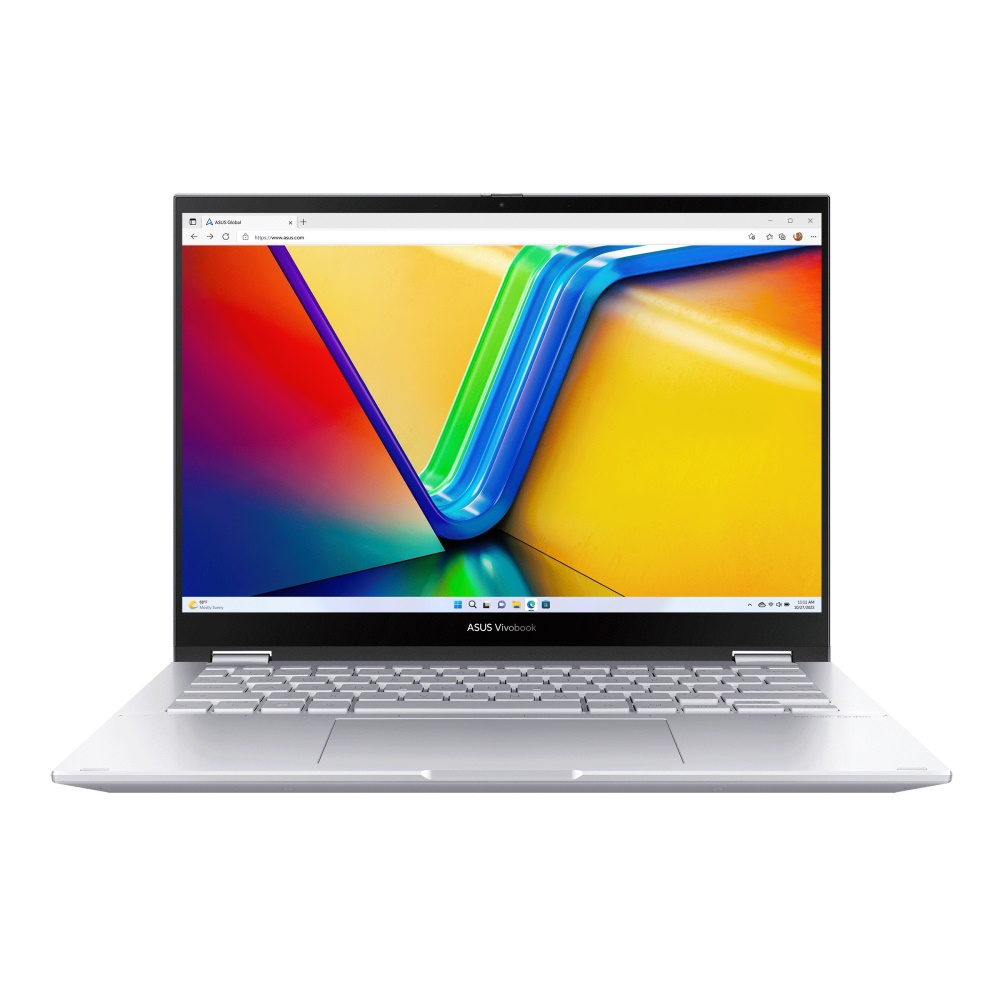 סרטון - מחשב נייד 14&quot כולל מסך מגע מתהפך asus  אסוס  vivobook s 14 flip oled tp3402va-kn050 i5 8gb/512gb