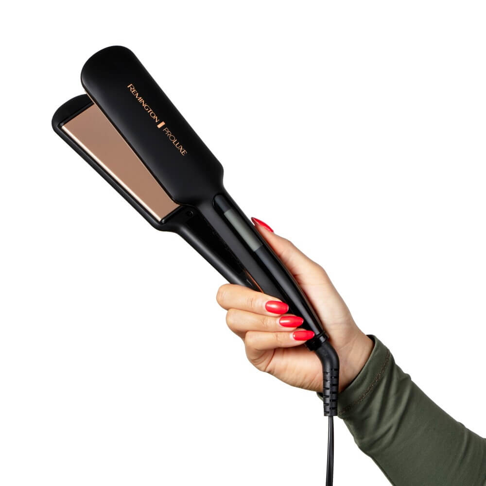 תמונה של מחליק שיער מקצועי משולב פלטות רחבות remington