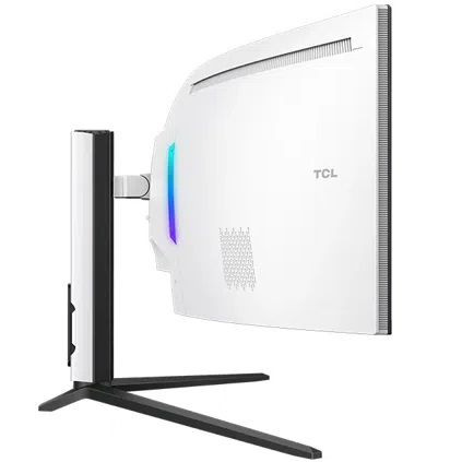 מסך מחשב גיימינג קעור tcl dual qd-mini led 57