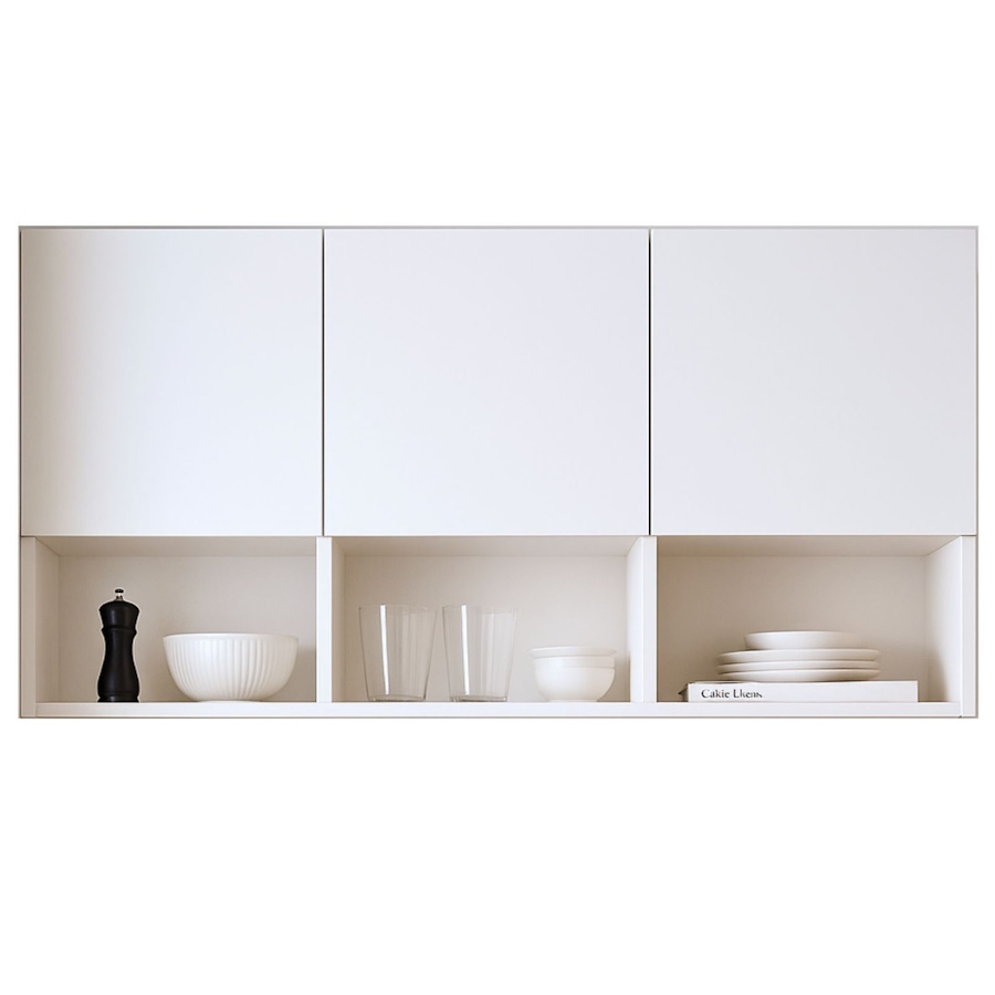 ארון שירות למטבח 1.44 מטר כולל 3 דלתות tudo design