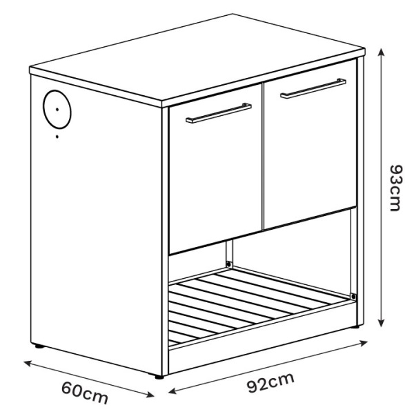 יחידת אי מודולרית למטבח חוץ sahara bbqs