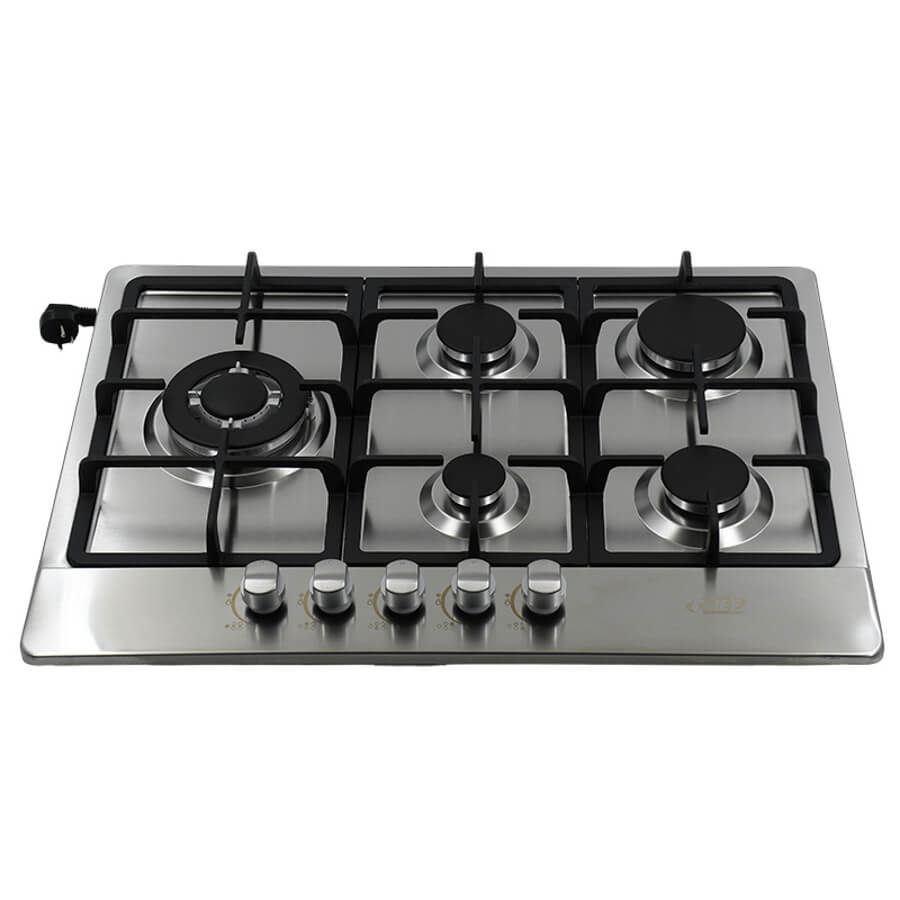 כיריים גז - 5 מבערים Chef &lrm;705ci-L נירוסטה