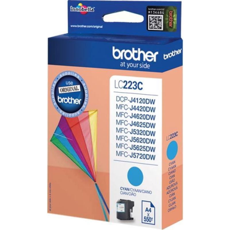 ראש דיו כחול מקורי Brother &lrm;LC223C
