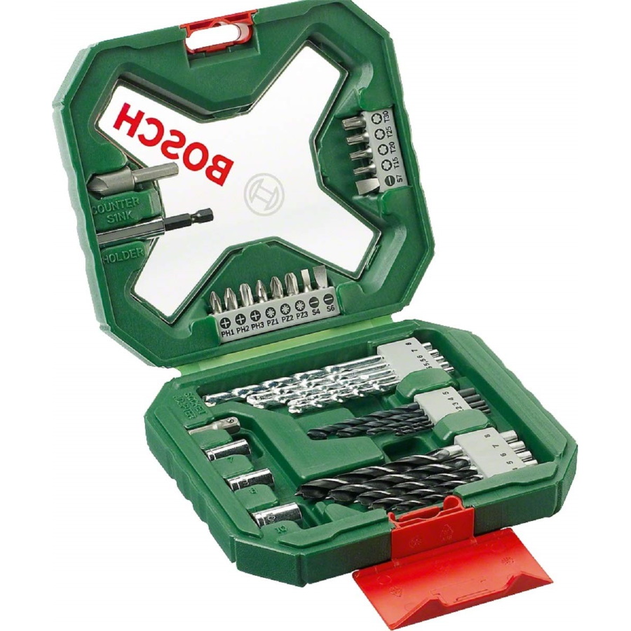 סט מקדחים ביטים ובוקסות 34 חלקים bosch