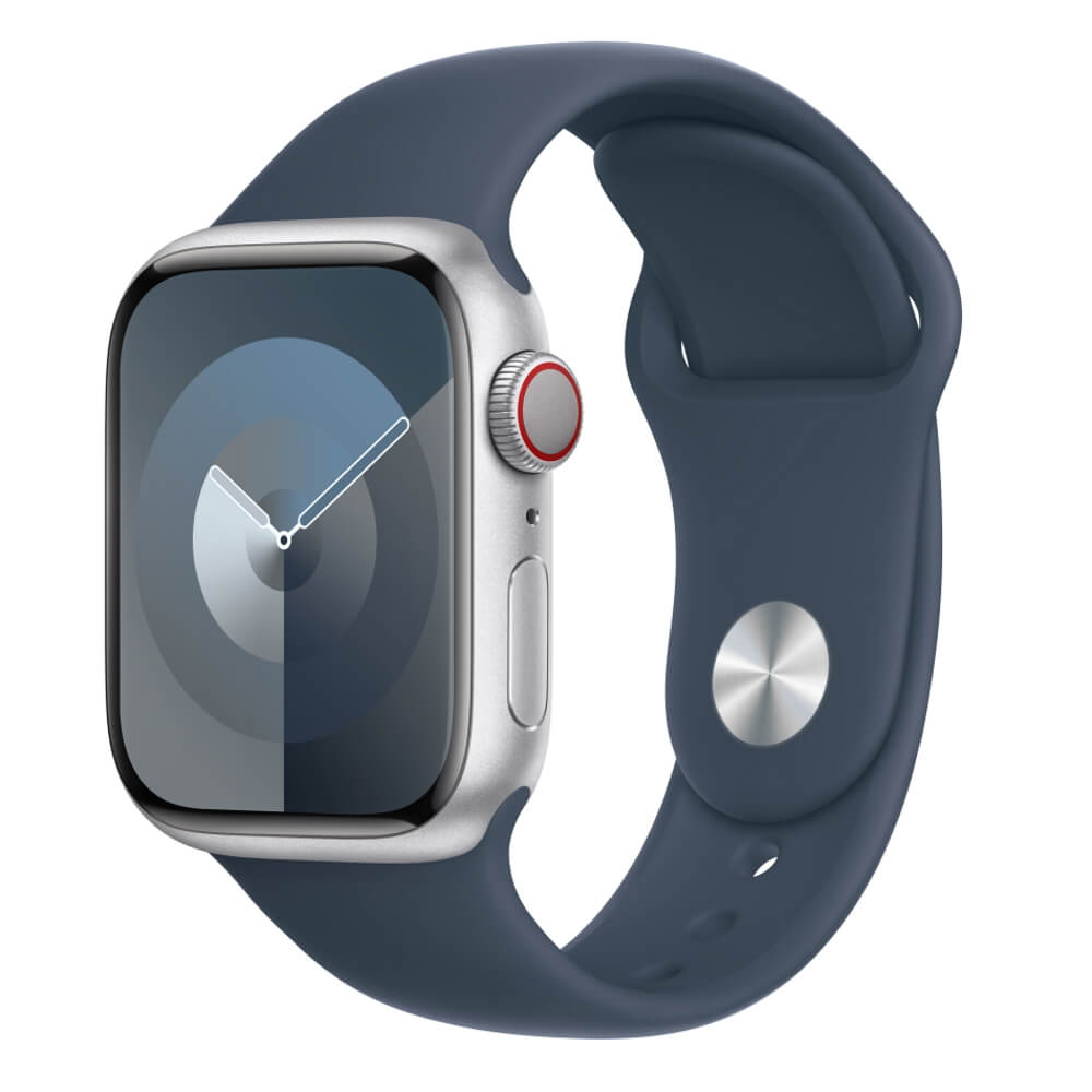 watch series 9 41mm gps + cellular - silver apple
