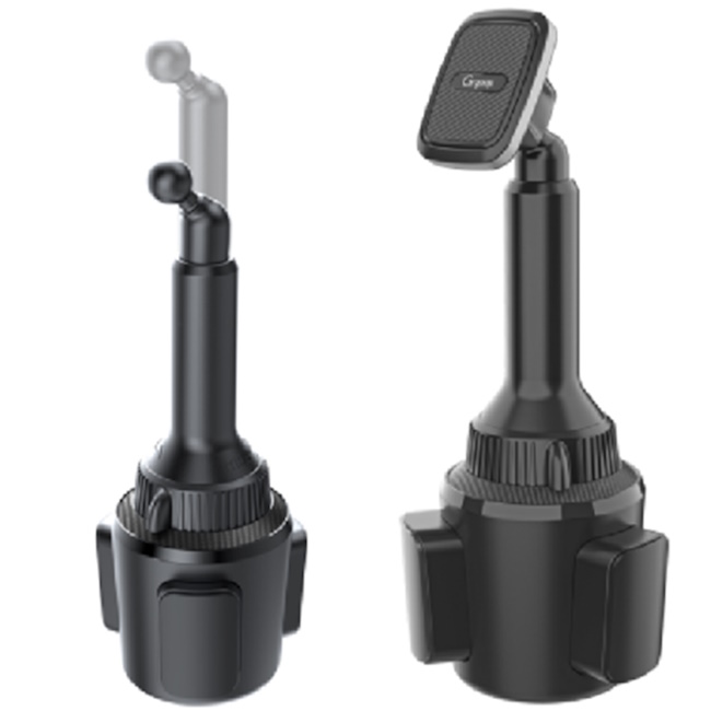מעמד מגנטי לסמארטפון - התקנה במעמד כוסות Gripqi &lrm;XS52 SIXMagnet