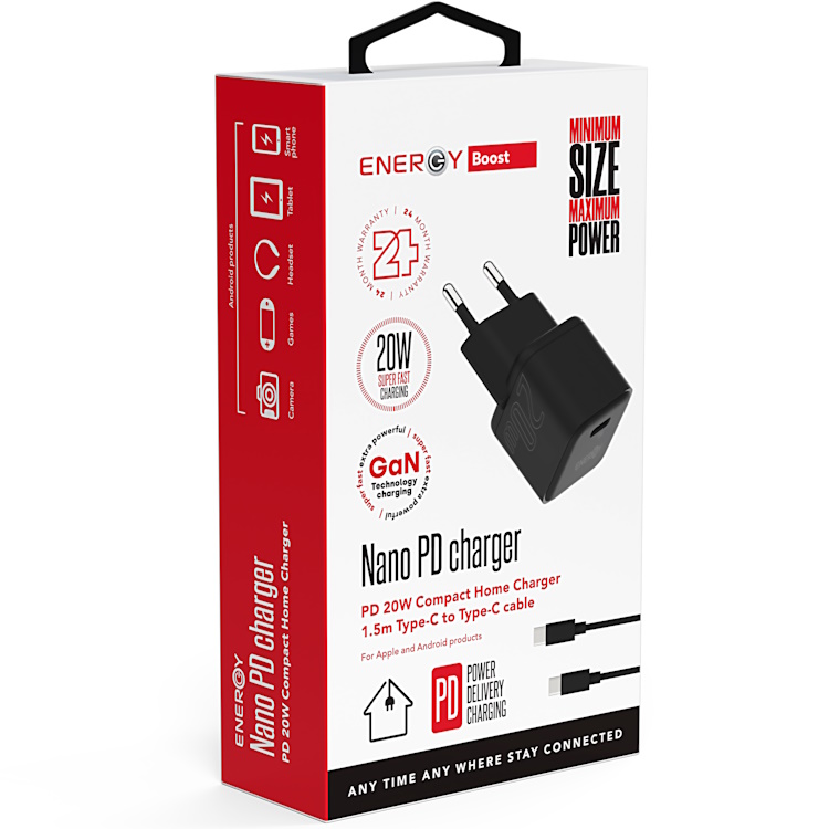 nano pd20w שחור energy