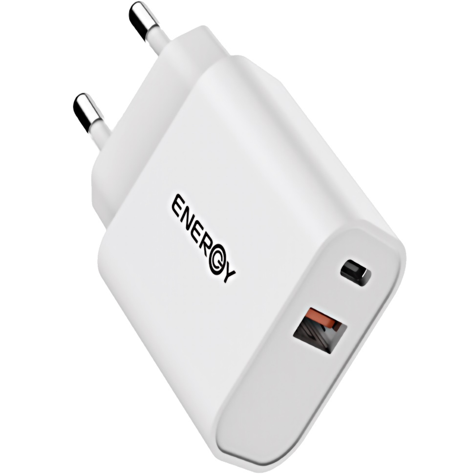 ראש מטען Energy 20W &lrm;20W PD&QC3.0 + C TO L 1.5M
