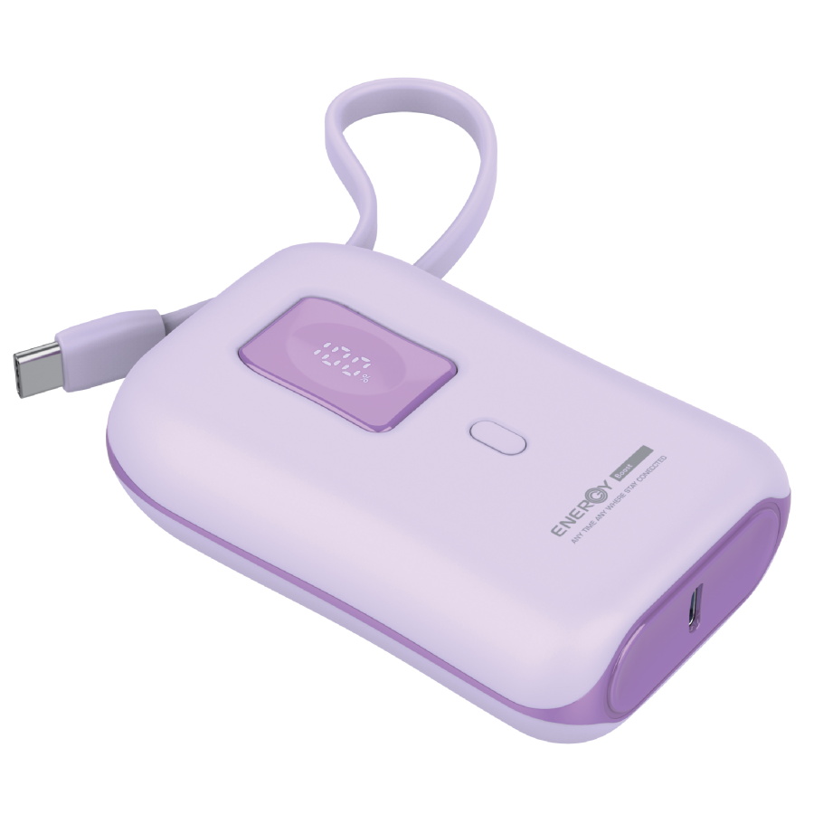 סוללת גיבוי - Energy ‎10000mAh &lrm;E10K PD20 סגול