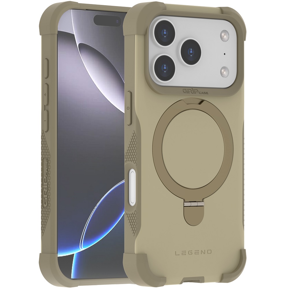 מגן כיסוי קשיח תומך magsafe עבור gripcase iphone 17 pro