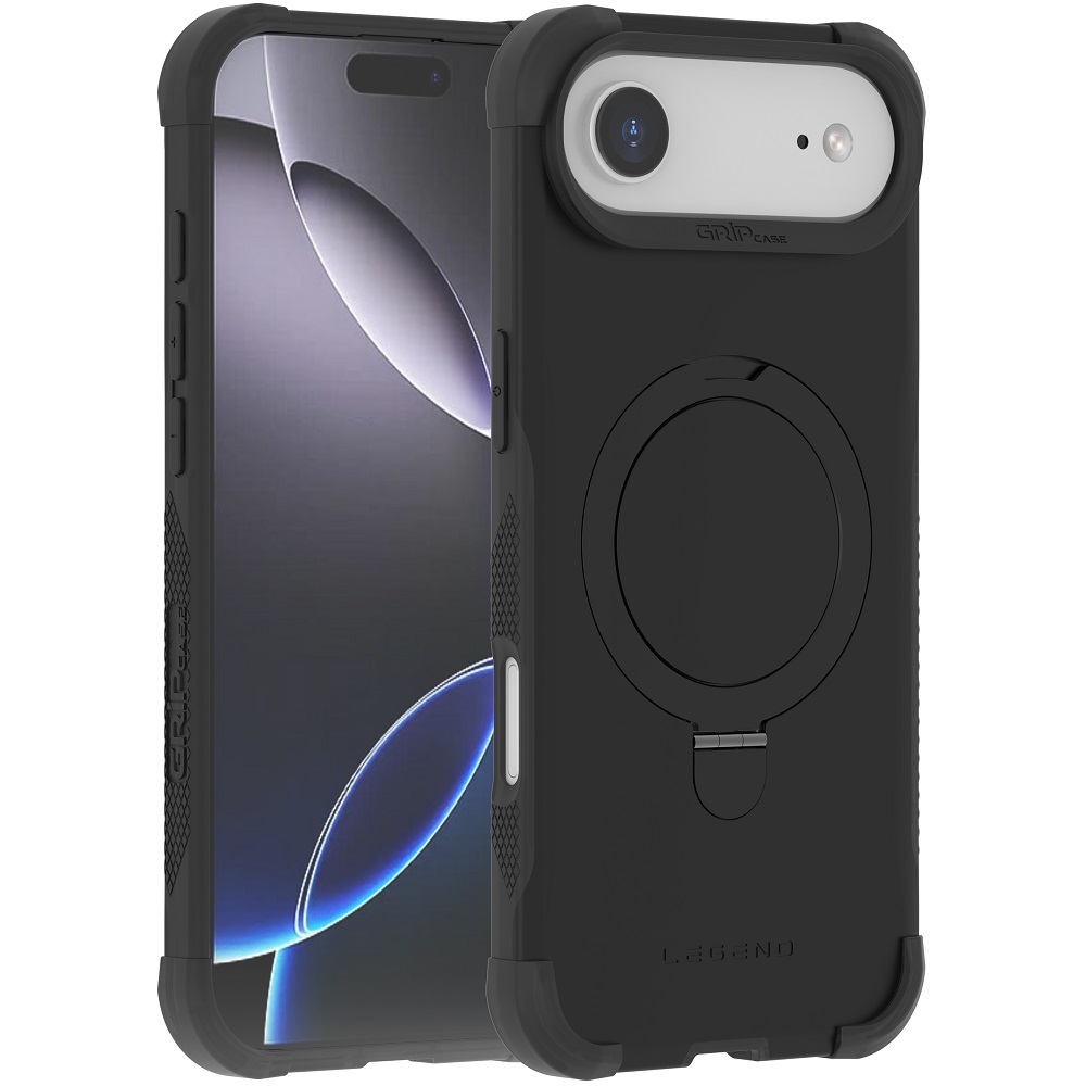 מגן כיסוי קשיח תומך MagSafe עבור Gripcase iPhone 17 Air &lrm;Legend MagSafe iPhone 17 Air שחור