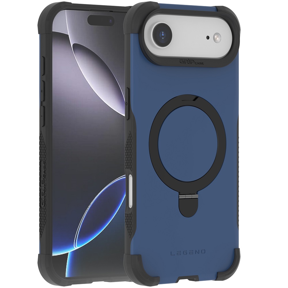 מגן כיסוי קשיח תומך MagSafe עבור Gripcase iPhone 17 Air &lrm;Legend MagSafe iPhone 17 Air כחול