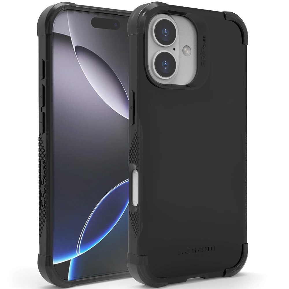 מגן כיסוי קשיח עבור Gripcase iPhone 17 &lrm;Legend iPhone 17 שחור