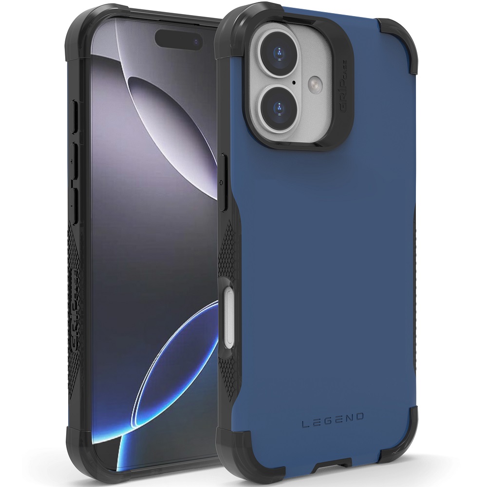 מגן כיסוי קשיח עבור Gripcase iPhone 17 &lrm;Legend iPhone 17 כחול