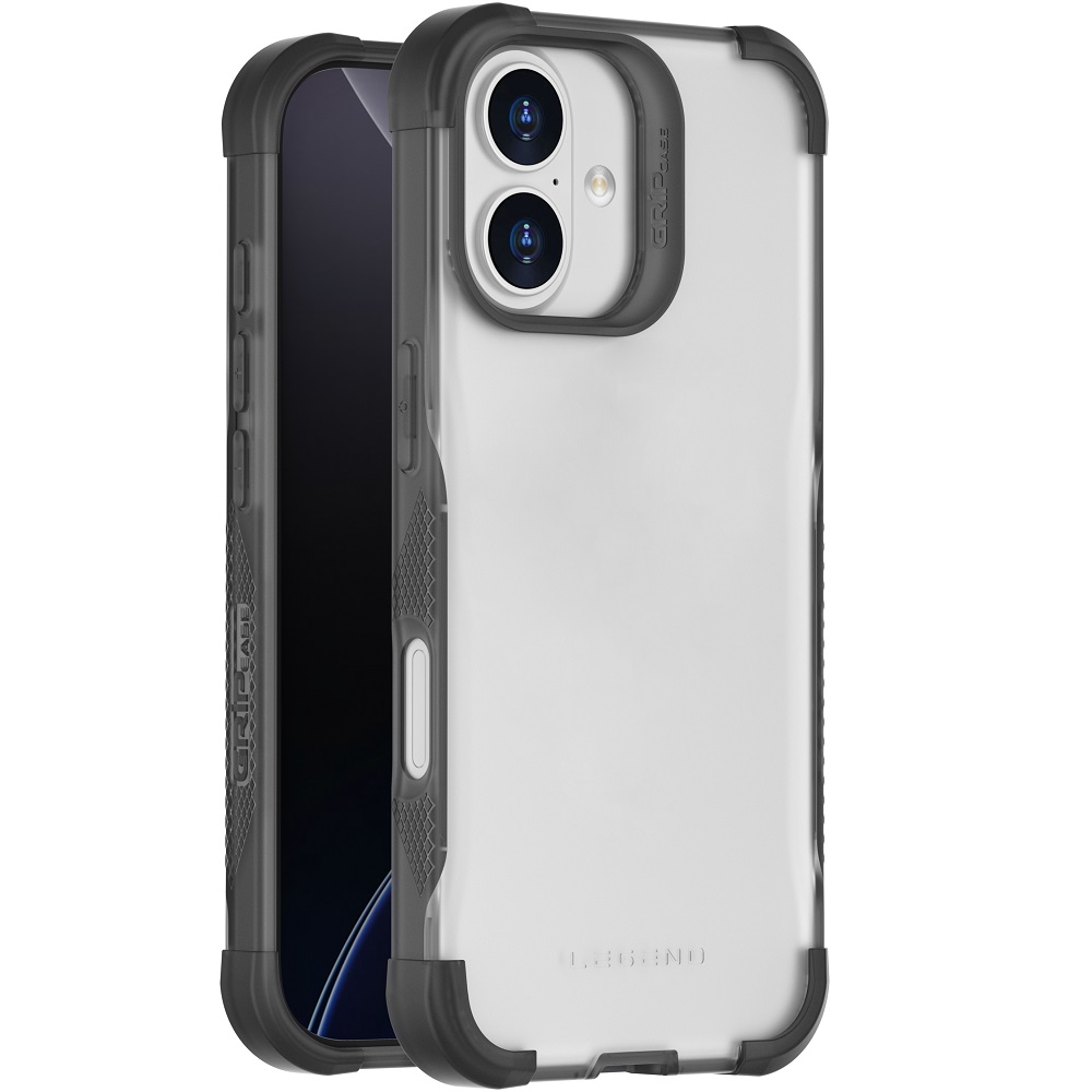 מגן כיסוי קשיח עבור Gripcase iPhone 17 &lrm;Legend iPhone 17 אפור בהיר