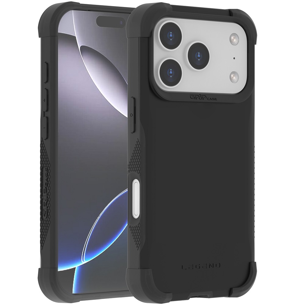 מגן כיסוי קשיח עבור Gripcase iPhone 17 Pro &lrm;Legend iPhone 17 Pro שחור