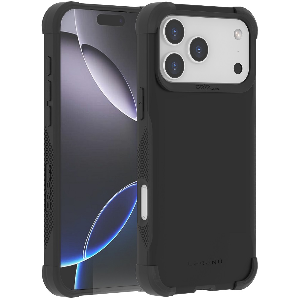 מגן כיסוי קשיח עבור Gripcase iPhone 17 Pro Max &lrm;Legend iPhone 17 Pro Max שחור