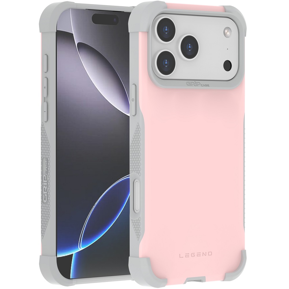 מגן כיסוי קשיח עבור Gripcase iPhone 17 Pro Max &lrm;Legend iPhone 17 Pro Max ורוד