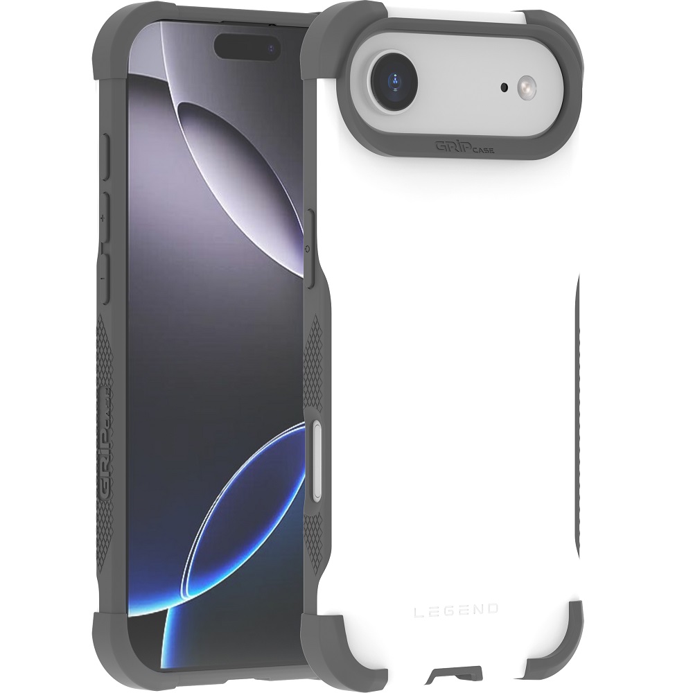 מגן כיסוי קשיח עבור Gripcase iPhone 17 Air &lrm;Legend iPhone 17 Air לבן
