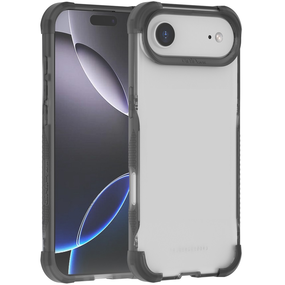 מגן כיסוי קשיח עבור Gripcase iPhone 17 Air &lrm;Legend iPhone 17 Air אפור בהיר